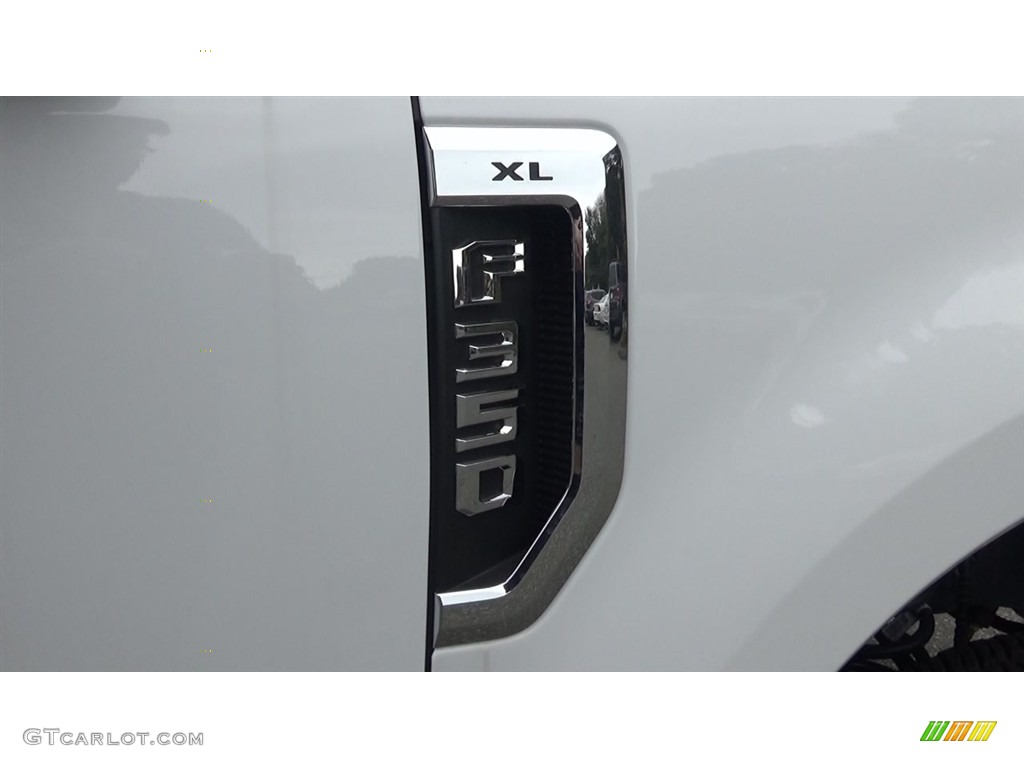 2018 F350 Super Duty XL Regular Cab 4x4 Dump Truck - Oxford White / Earth Gray photo #24
