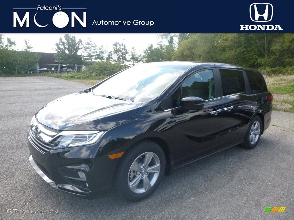 2019 Odyssey EX - Crystal Black Pearl / Gray photo #1