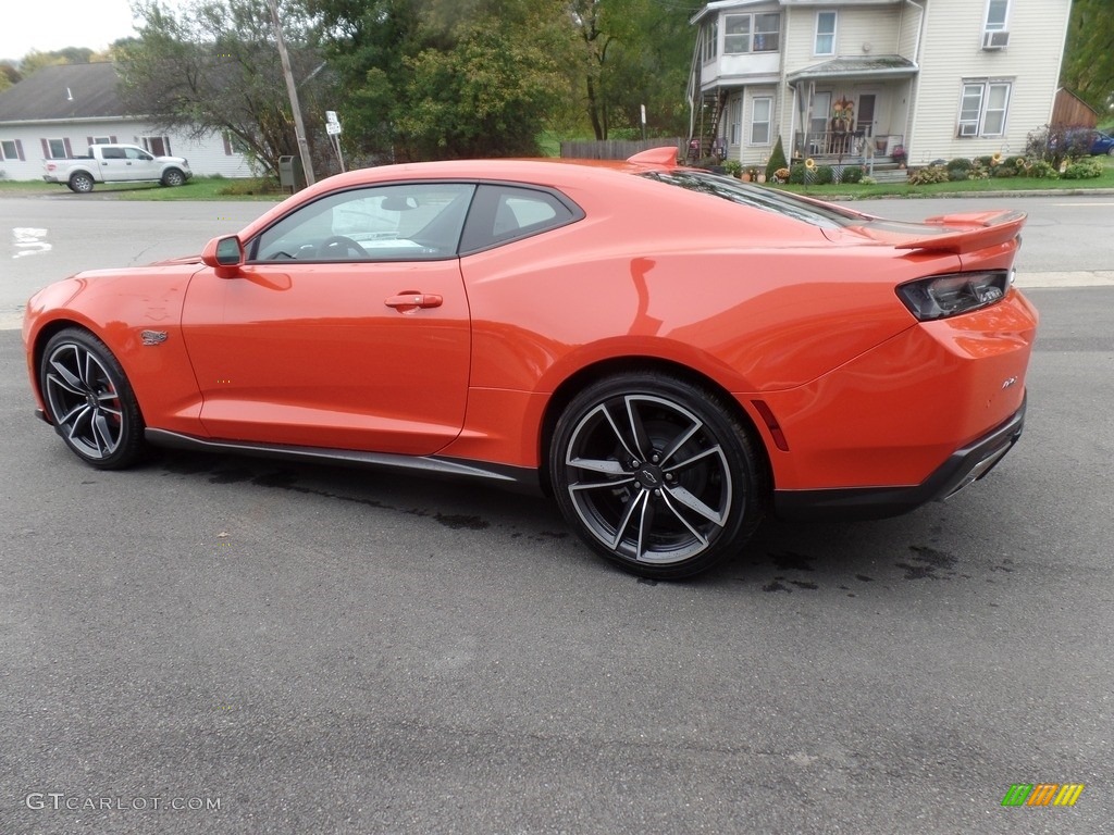 2018 Camaro LT Coupe Hot Wheels Package - Crush (Orange) / Jet Black photo #8