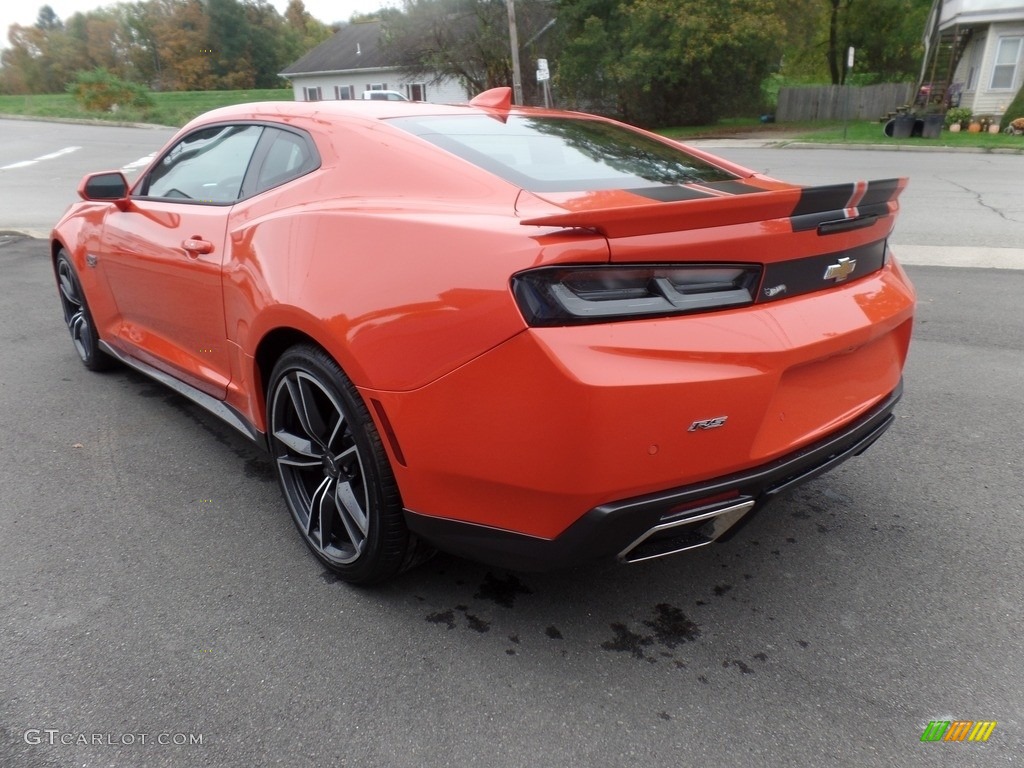 2018 Camaro LT Coupe Hot Wheels Package - Crush (Orange) / Jet Black photo #9