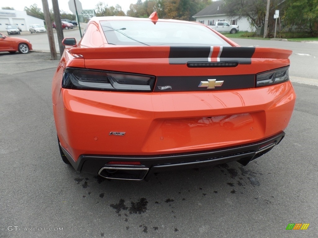 2018 Camaro LT Coupe Hot Wheels Package - Crush (Orange) / Jet Black photo #10