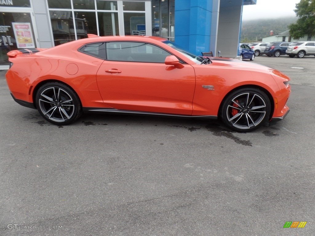 2018 Camaro LT Coupe Hot Wheels Package - Crush (Orange) / Jet Black photo #14