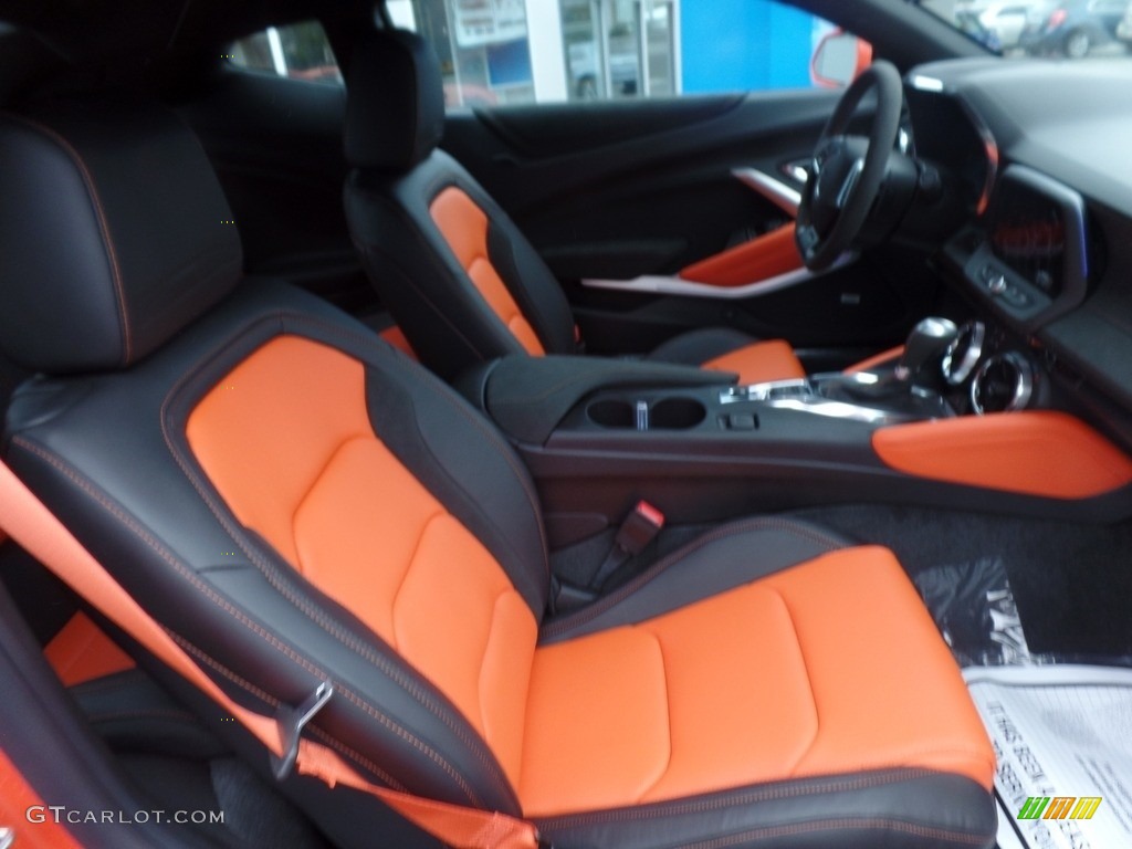 2018 Camaro LT Coupe Hot Wheels Package - Crush (Orange) / Jet Black photo #19