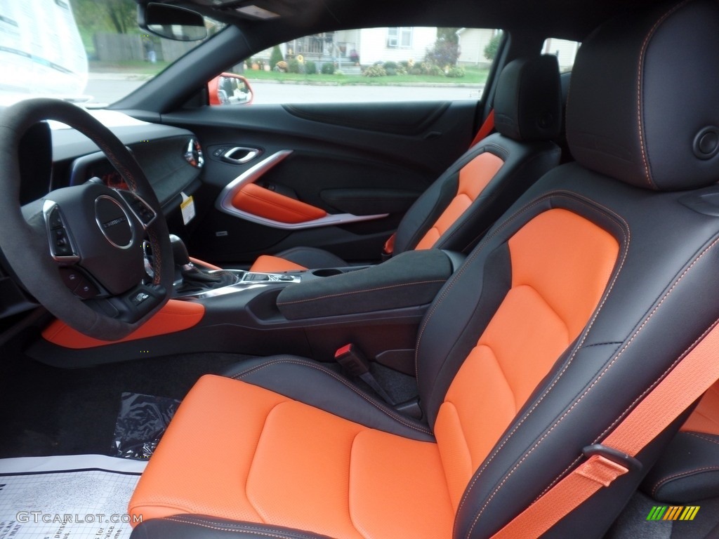 2018 Camaro LT Coupe Hot Wheels Package - Crush (Orange) / Jet Black photo #21