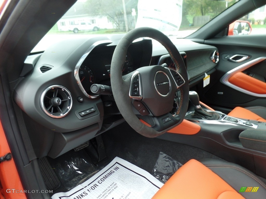 2018 Camaro LT Coupe Hot Wheels Package - Crush (Orange) / Jet Black photo #22