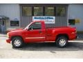 2004 Sport Red Metallic GMC Sierra 1500 SLE Regular Cab 4x4  photo #2