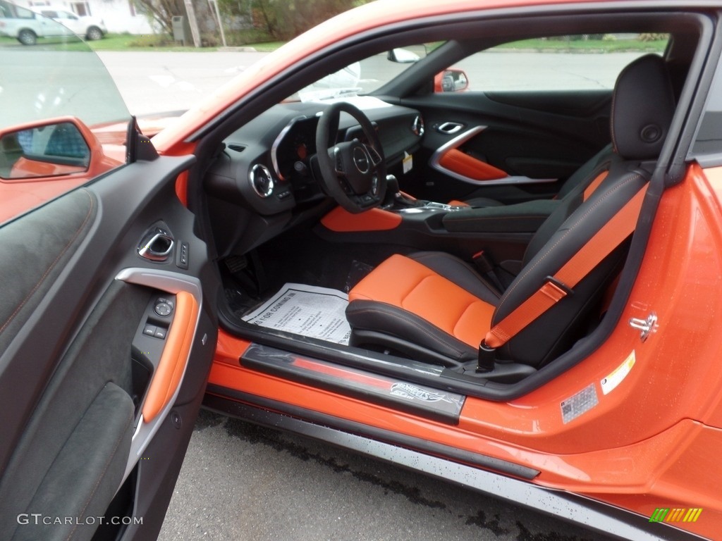 2018 Camaro LT Coupe Hot Wheels Package - Crush (Orange) / Jet Black photo #23