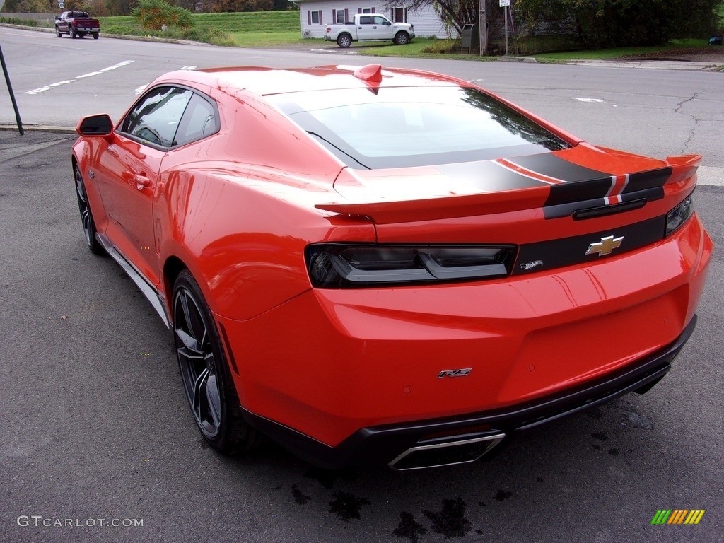 2018 Camaro LT Coupe Hot Wheels Package - Crush (Orange) / Jet Black photo #59