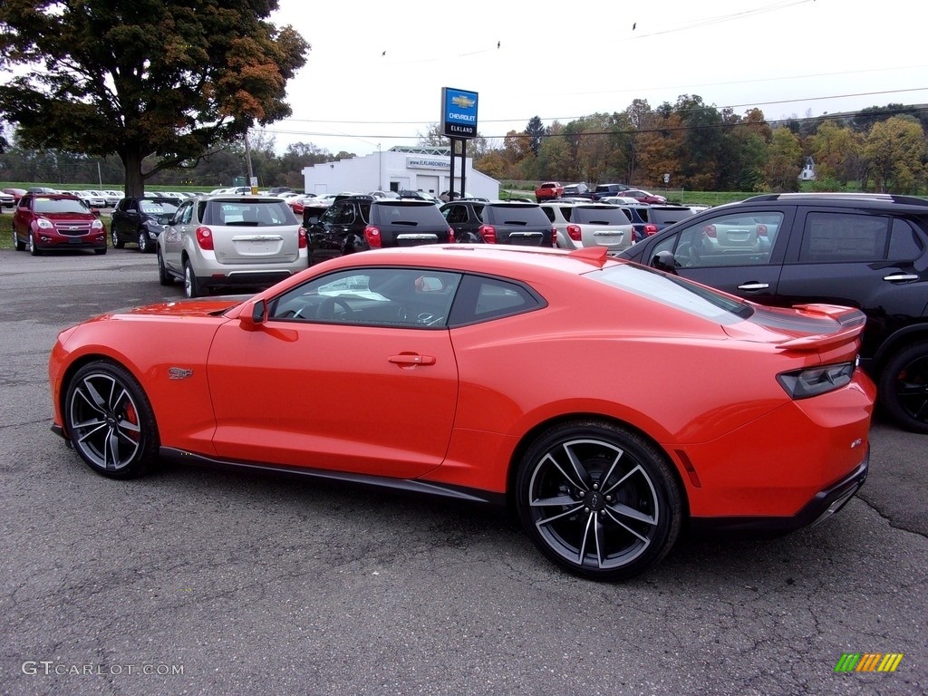 2018 Camaro LT Coupe Hot Wheels Package - Crush (Orange) / Jet Black photo #60