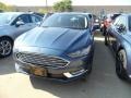 2018 Blue Metallic Ford Fusion SE  photo #1