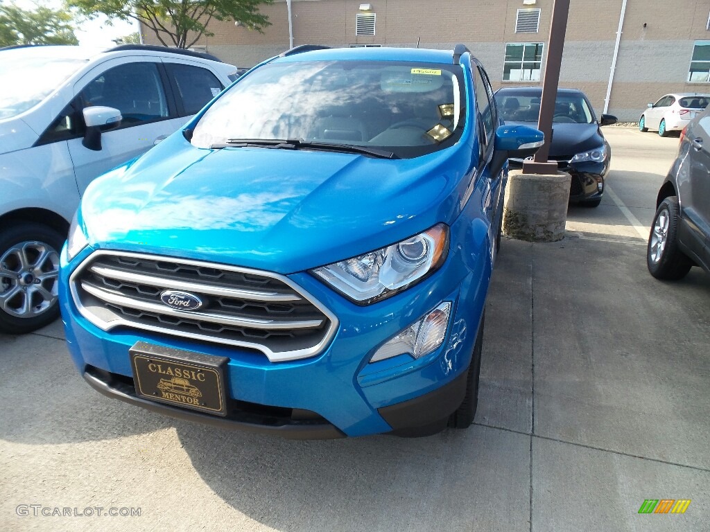 2018 EcoSport SE - Blue Candy / Medium Light Stone photo #1