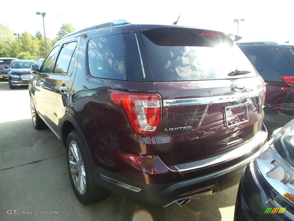 2018 Explorer Limited 4WD - Burgundy Velvet / Ebony Black photo #4