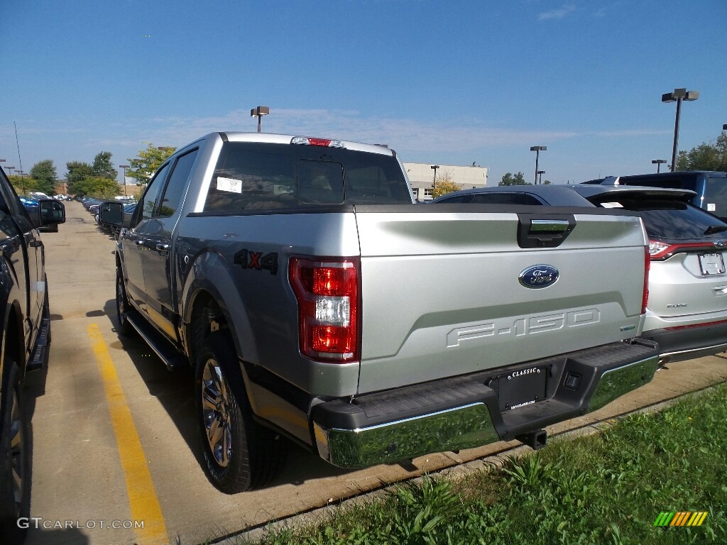 2018 F150 XLT SuperCrew 4x4 - Ingot Silver / Earth Gray photo #3