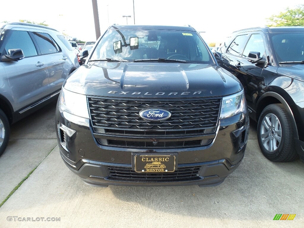 2018 Explorer Sport 4WD - Shadow Black / Ebony Black photo #2