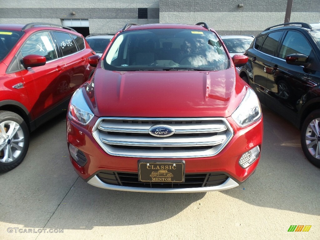 2018 Escape SE - Ruby Red / Charcoal Black photo #2