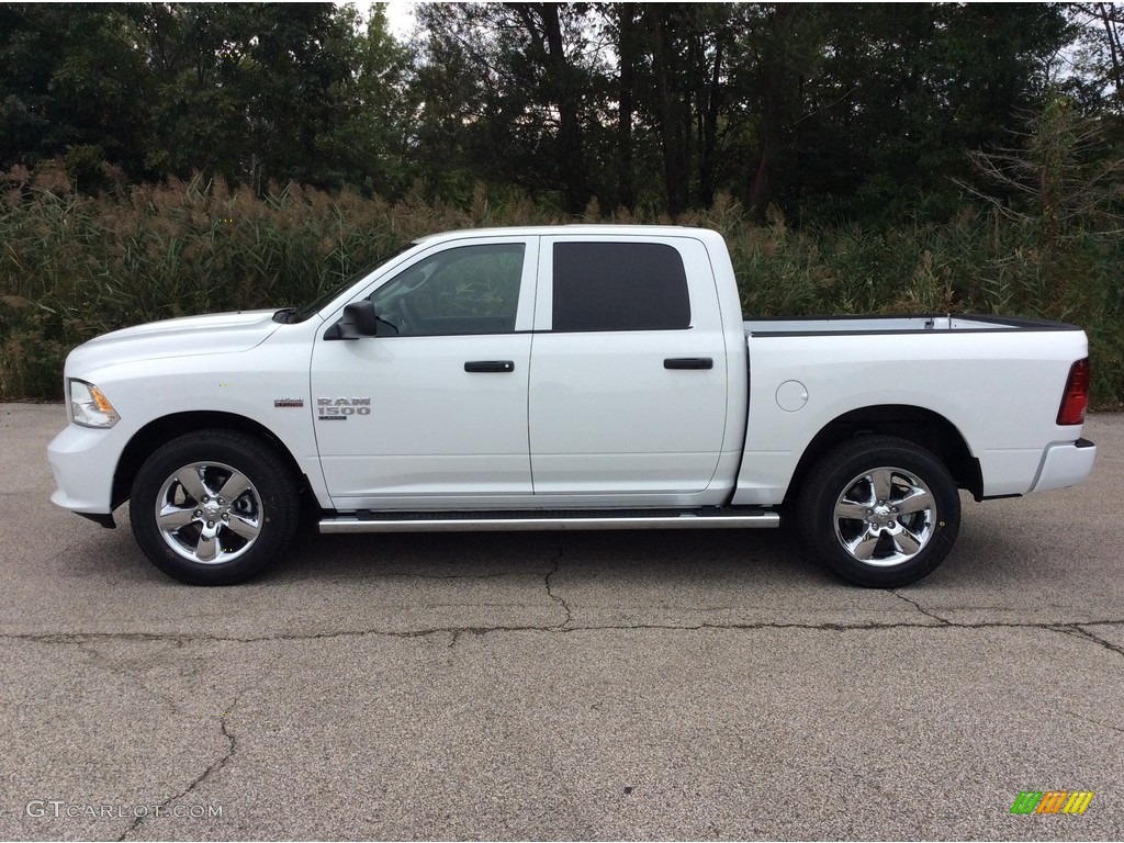 Bright White 2019 Ram 1500 Classic Express Crew Cab 4x4 Exterior Photo #129802484