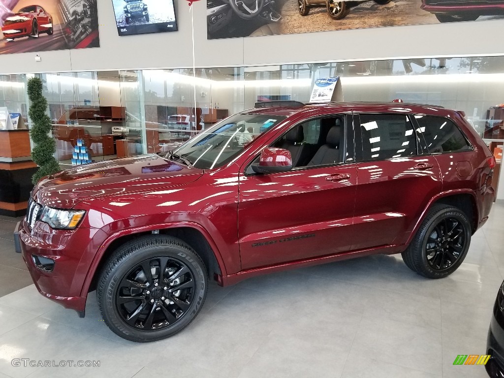 Velvet Red Pearl 2019 Jeep Grand Cherokee Altitude 4x4 Exterior Photo #129802694