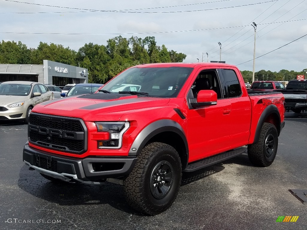 2018 F150 SVT Raptor SuperCab 4x4 - Race Red / Raptor Black photo #1