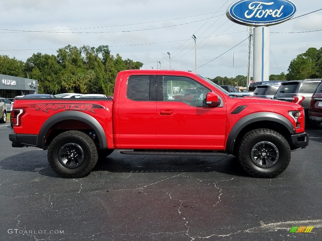 Race Red 2018 Ford F150 SVT Raptor SuperCab 4x4 Exterior Photo #129803201