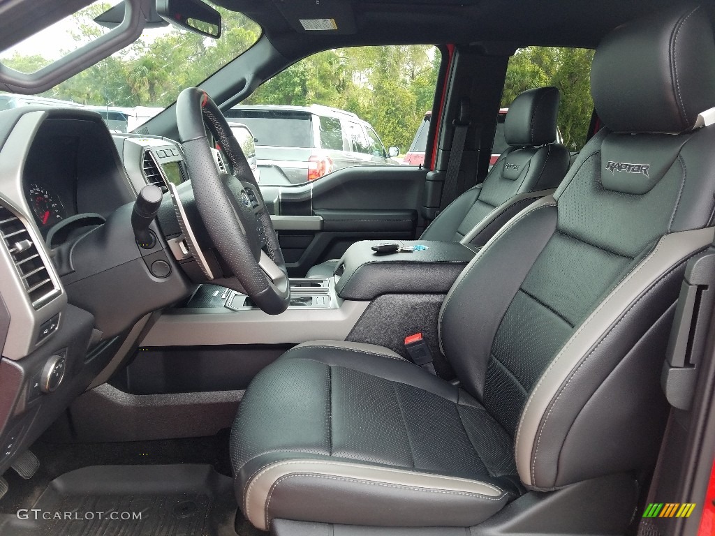 2018 Ford F150 SVT Raptor SuperCab 4x4 Front Seat Photo #129803276