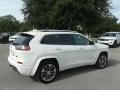 2019 Pearl White Jeep Cherokee Overland  photo #5