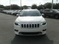 2019 Pearl White Jeep Cherokee Overland  photo #9