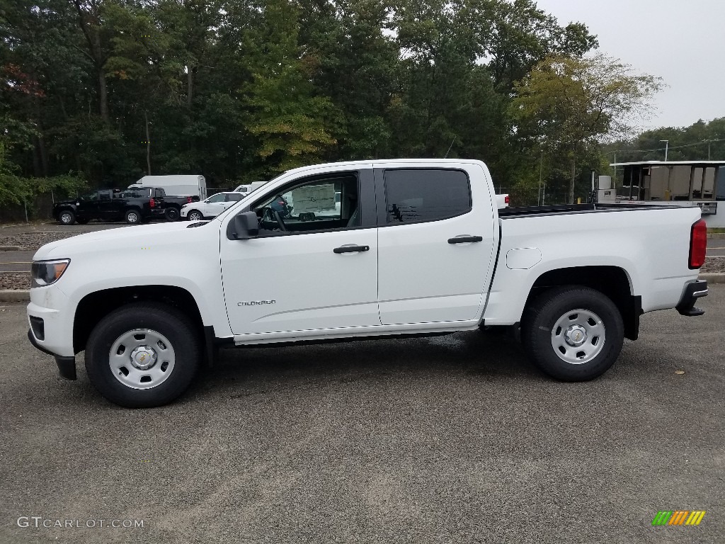 Summit White 2019 Chevrolet Colorado WT Crew Cab Exterior Photo #129805163