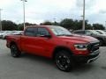 2019 Flame Red Ram 1500 Rebel Crew Cab 4x4  photo #7