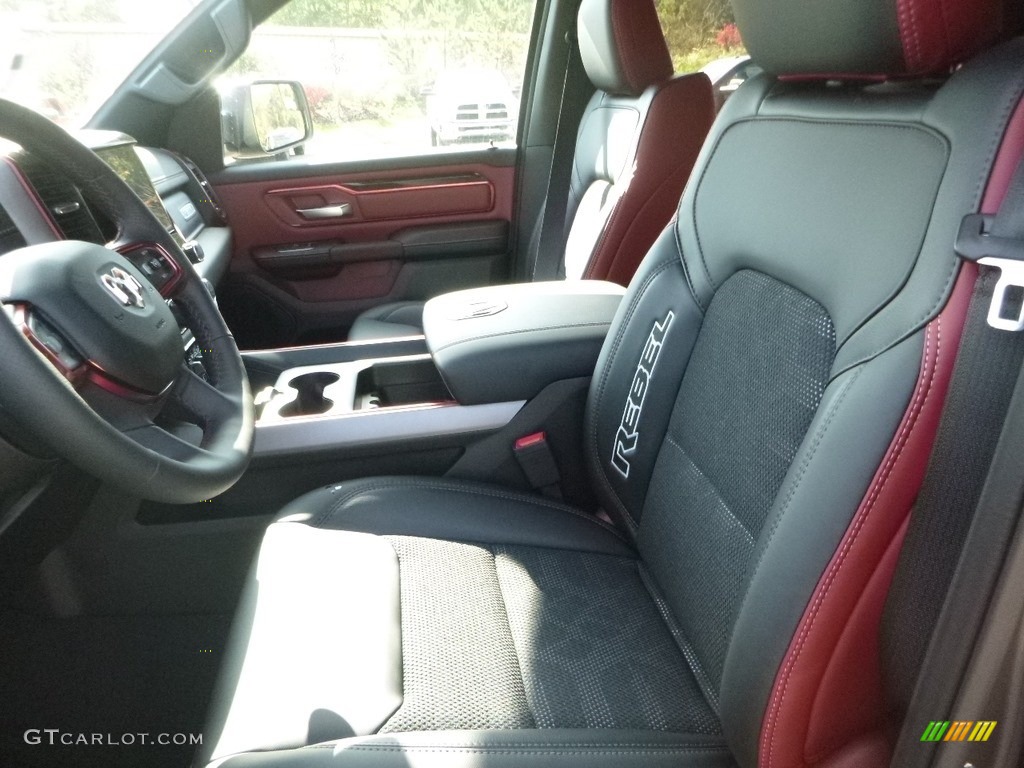 2019 1500 Rebel Crew Cab 4x4 - Granite Crystal Metallic / Black/Red photo #14