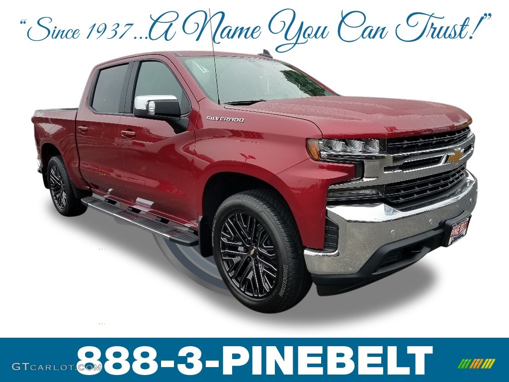 2019 Silverado 1500 LT Crew Cab 4WD - Cajun Red Tintcoat / Jet Black photo #1