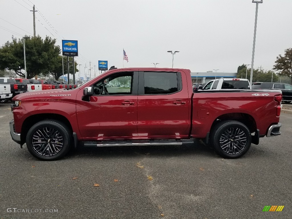 2019 Silverado 1500 LT Crew Cab 4WD - Cajun Red Tintcoat / Jet Black photo #3