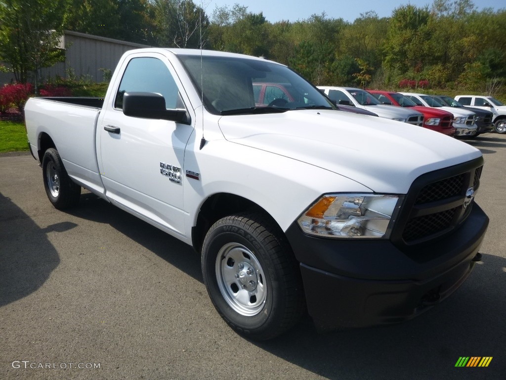 2019 1500 Classic Tradesman Regular Cab 4x4 - Bright White / Black/Diesel Gray photo #6