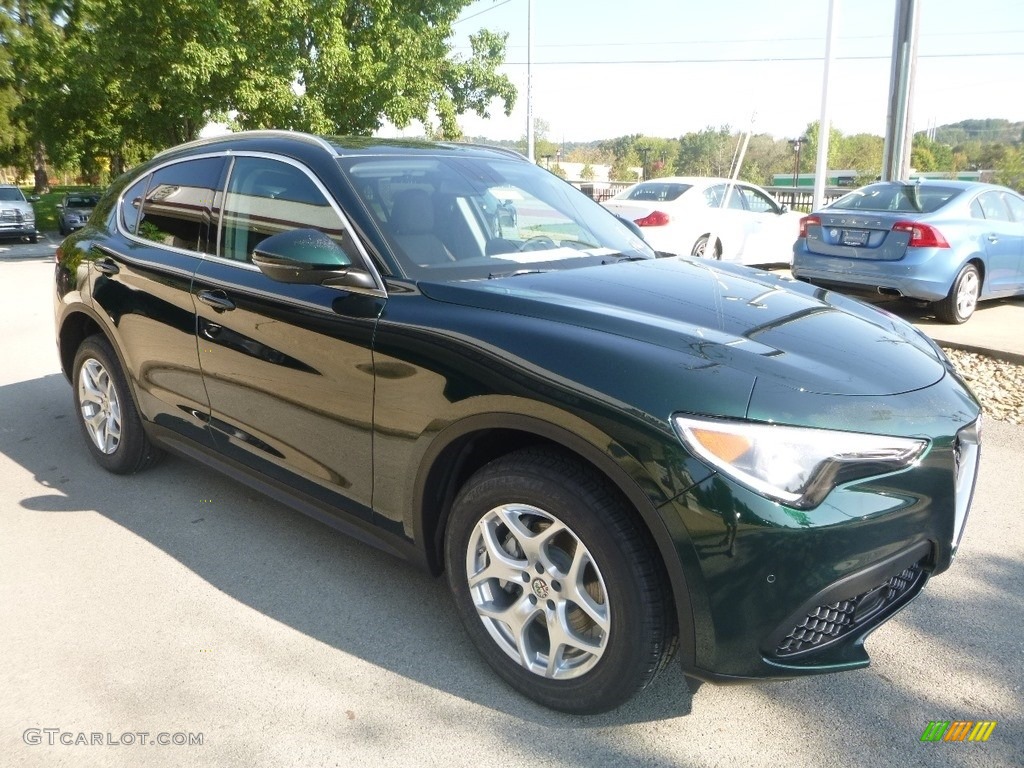 Verde Visconti (Green) Metallic 2019 Alfa Romeo Stelvio AWD Exterior Photo #129806732