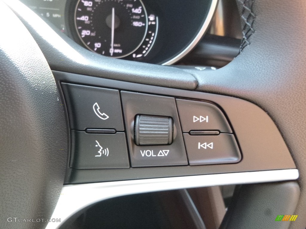 2019 Alfa Romeo Stelvio AWD Chocolate Steering Wheel Photo #129806927