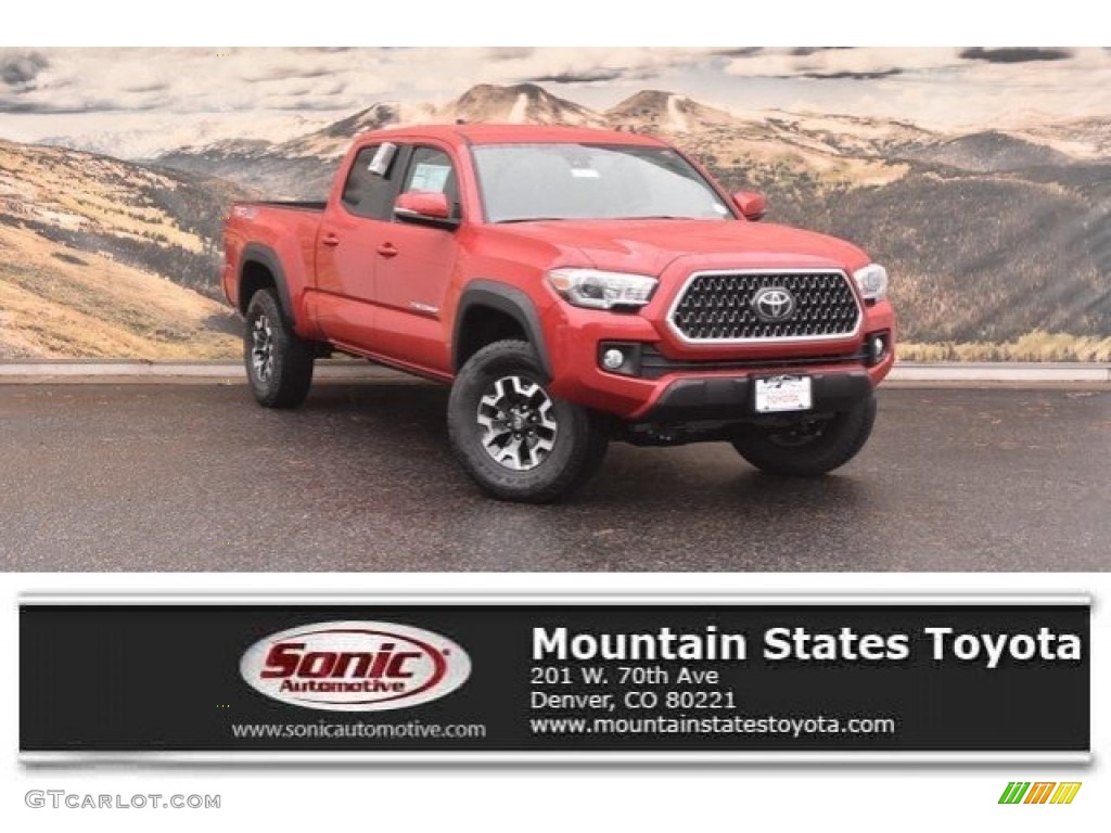 2019 Tacoma TRD Off-Road Double Cab 4x4 - Barcelona Red Metallic / TRD Graphite photo #1
