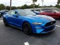 2019 Velocity Blue Ford Mustang EcoBoost Fastback  photo #7