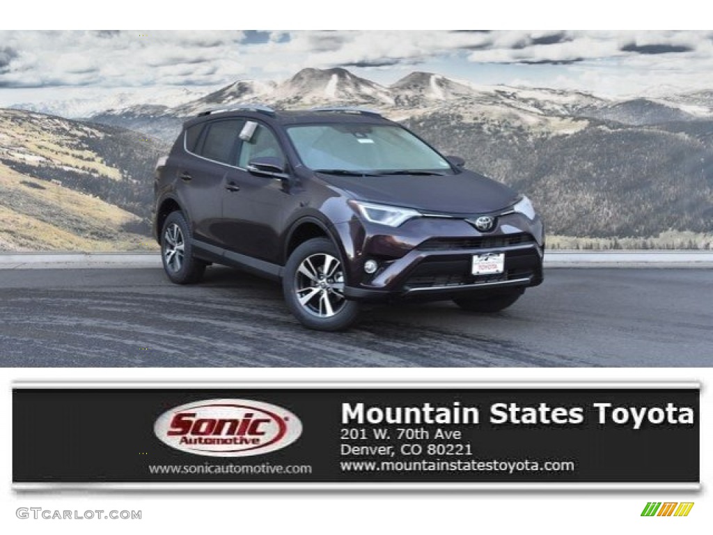 2018 RAV4 XLE AWD - Black / Black photo #1