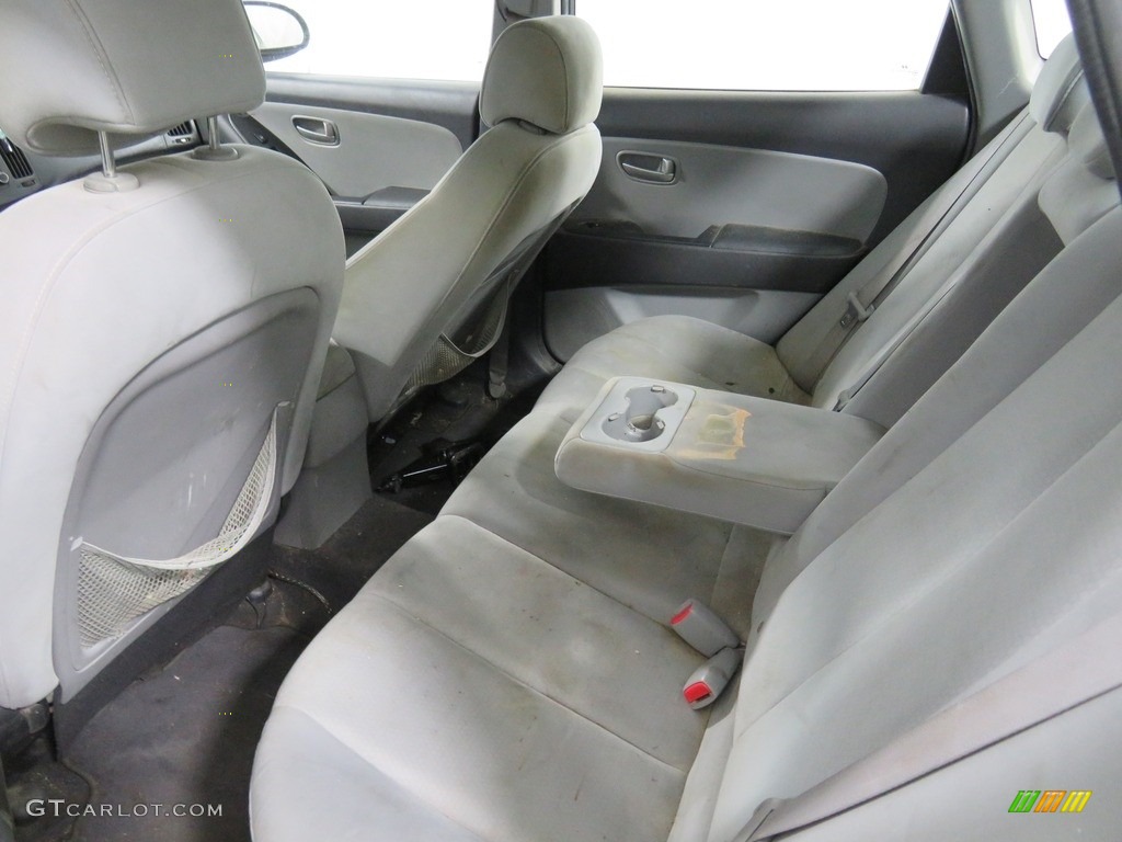 2008 Elantra GLS Sedan - Black Pearl / Gray photo #11