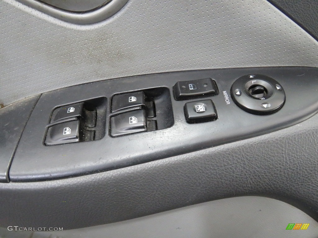 2008 Elantra GLS Sedan - Black Pearl / Gray photo #26