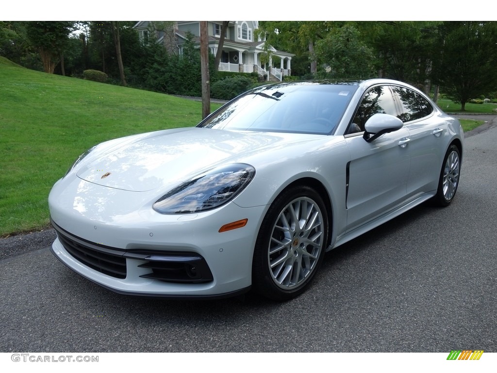 Carrara White Metallic 2018 Porsche Panamera 4 Exterior Photo #129812114