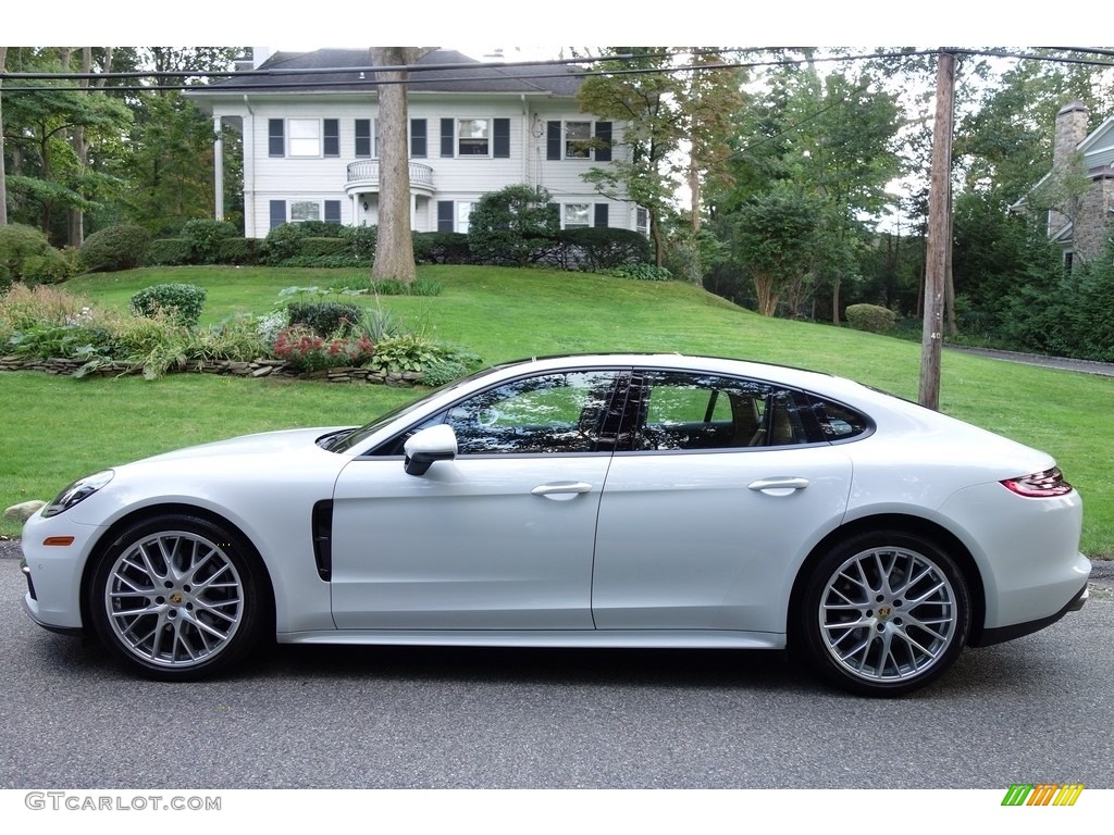 Carrara White Metallic 2018 Porsche Panamera 4 Exterior Photo #129812162