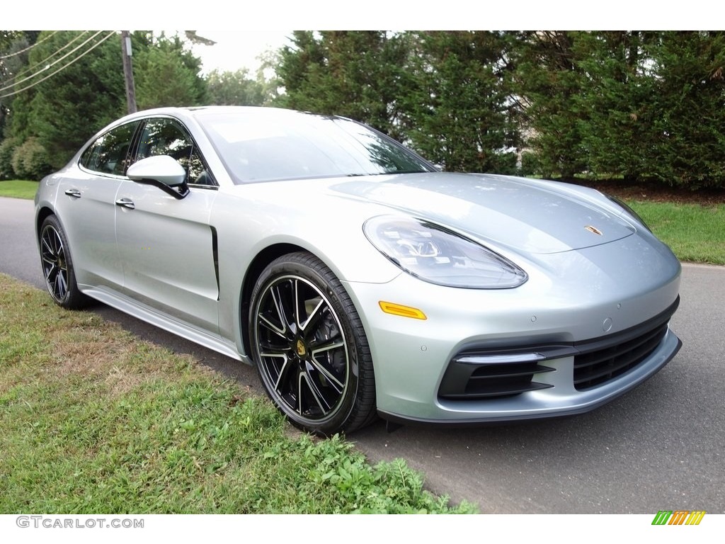 Rhodium Silver Metallic 2018 Porsche Panamera 4 Exterior Photo #129813239