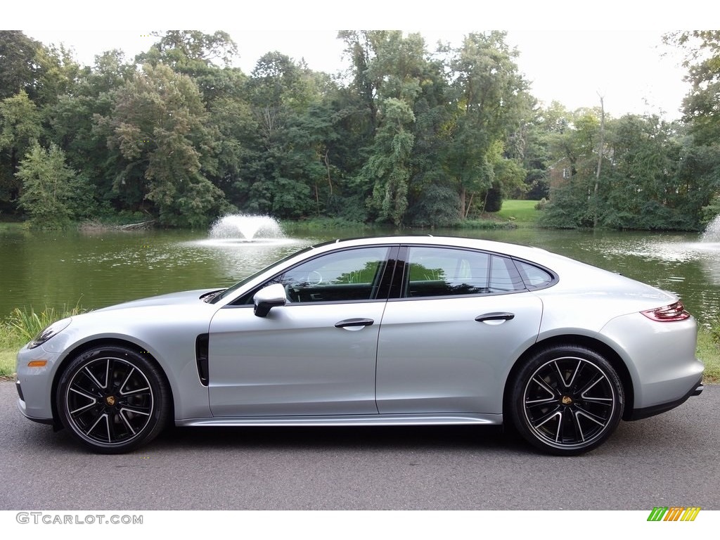 Rhodium Silver Metallic 2018 Porsche Panamera 4 Exterior Photo #129813416