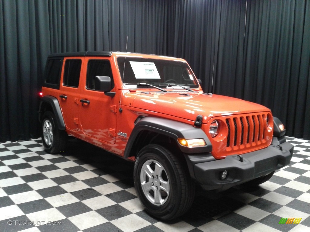 2018 Wrangler Unlimited Sport 4x4 - Punk n Metallic / Black/Heritage Tan photo #4