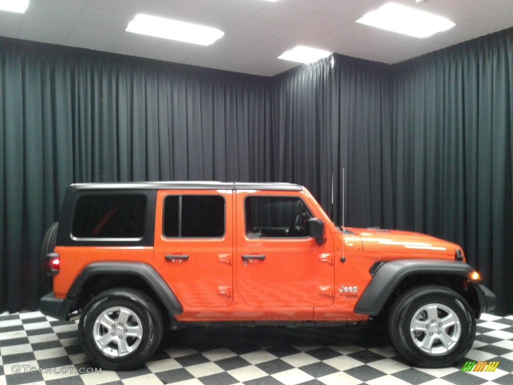 2018 Wrangler Unlimited Sport 4x4 - Punk n Metallic / Black/Heritage Tan photo #5