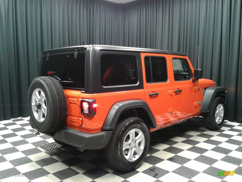 2018 Wrangler Unlimited Sport 4x4 - Punk n Metallic / Black/Heritage Tan photo #6