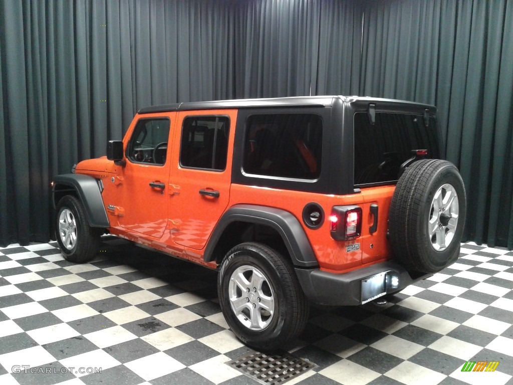 2018 Wrangler Unlimited Sport 4x4 - Punk n Metallic / Black/Heritage Tan photo #8