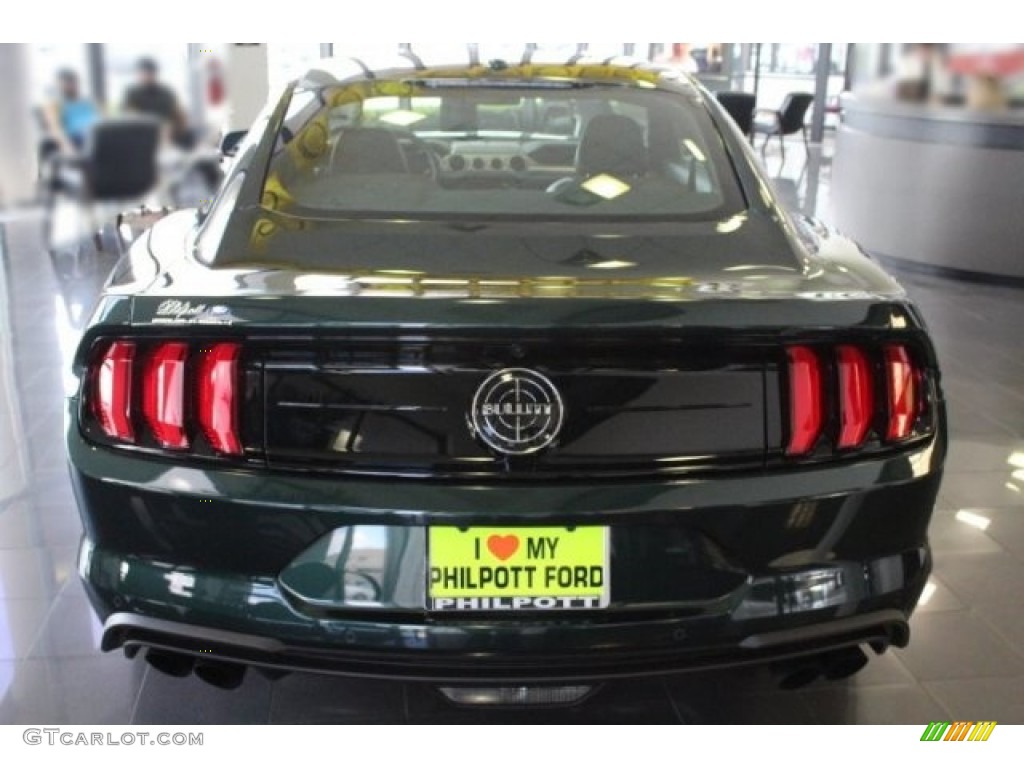 2019 Mustang Bullitt - Dark Highland Green / Ebony photo #7