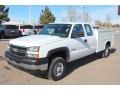 2006 Summit White Chevrolet Silverado 2500HD LT Extended Cab Chassis Commercial Utility  photo #3