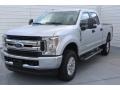 2018 Ingot Silver Ford F250 Super Duty XLT Crew Cab 4x4  photo #3